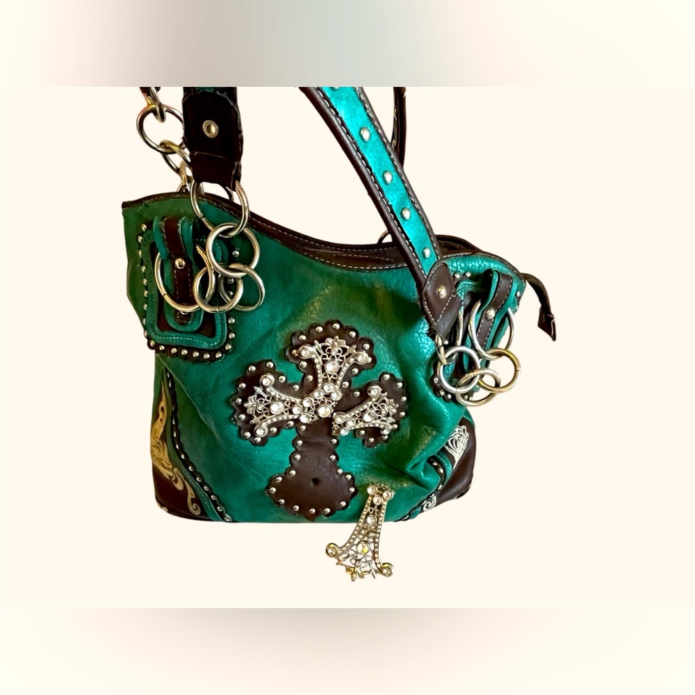 Y2K Turquoise Gemstone Bag